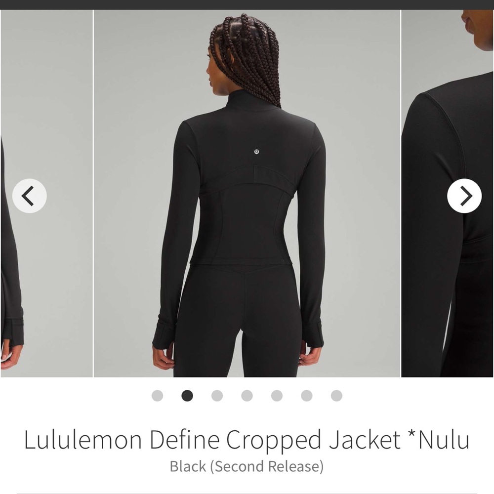 Lululemon Black Define Jacket Flawed! - image 2